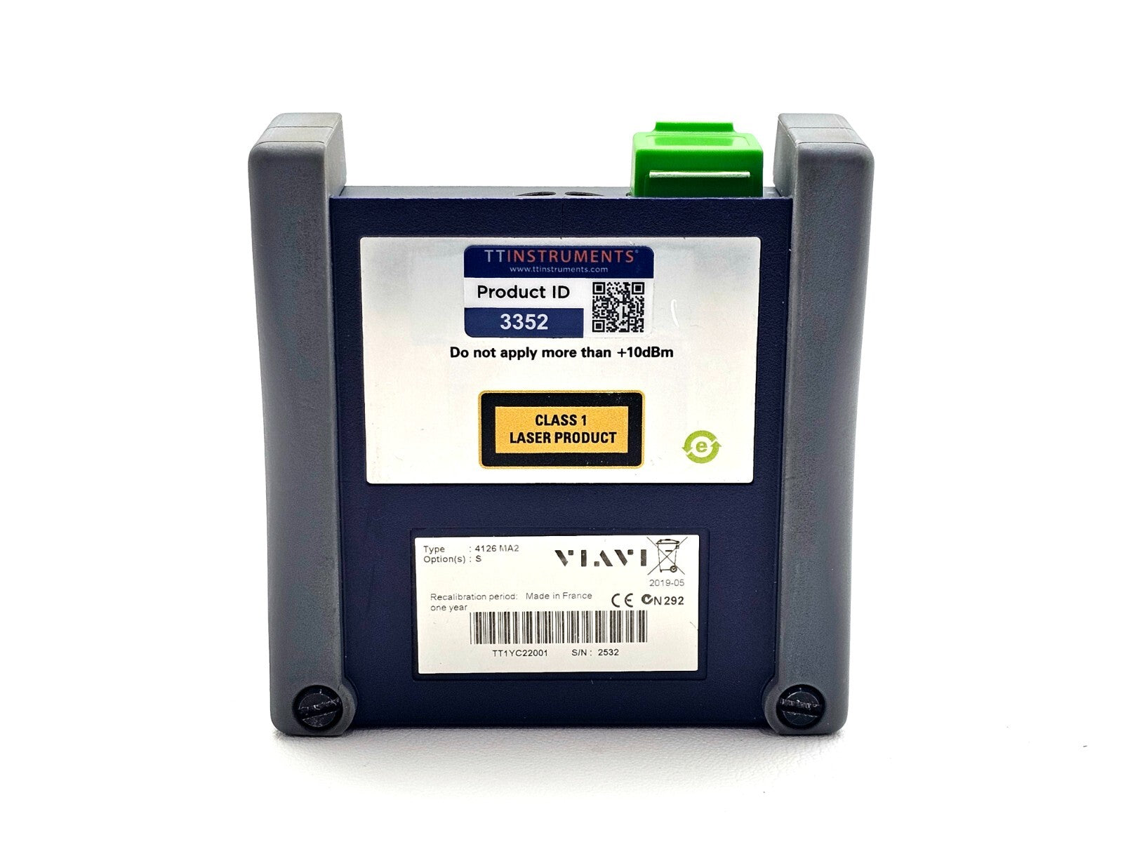 Viavi JDSU MTS 4126 MA2 SM 1310/1550 nm OTDR 40/40 dB Access Metro APC-SC