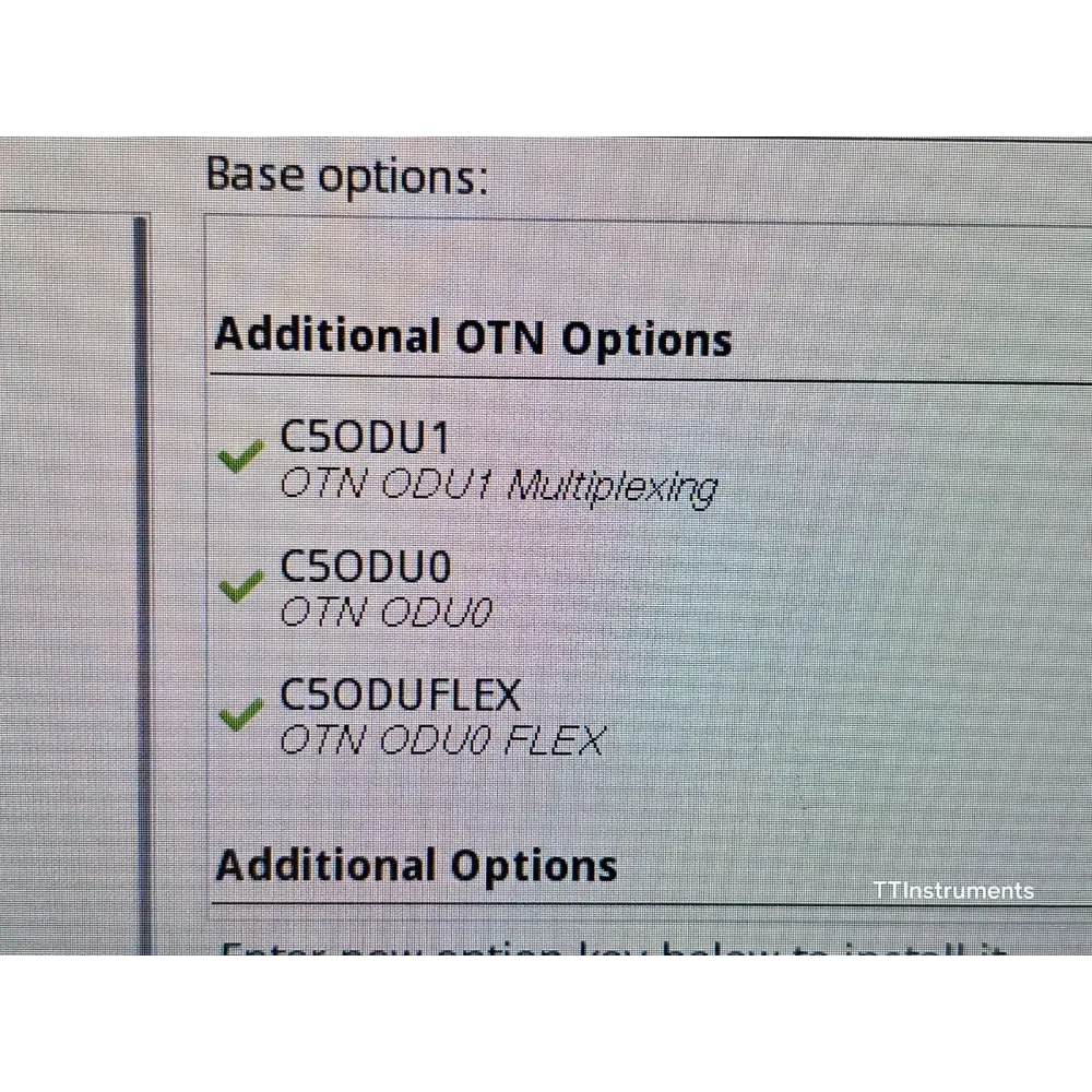 Viavi MTS 5800 v2 screen showing BERT test results and error analysis
