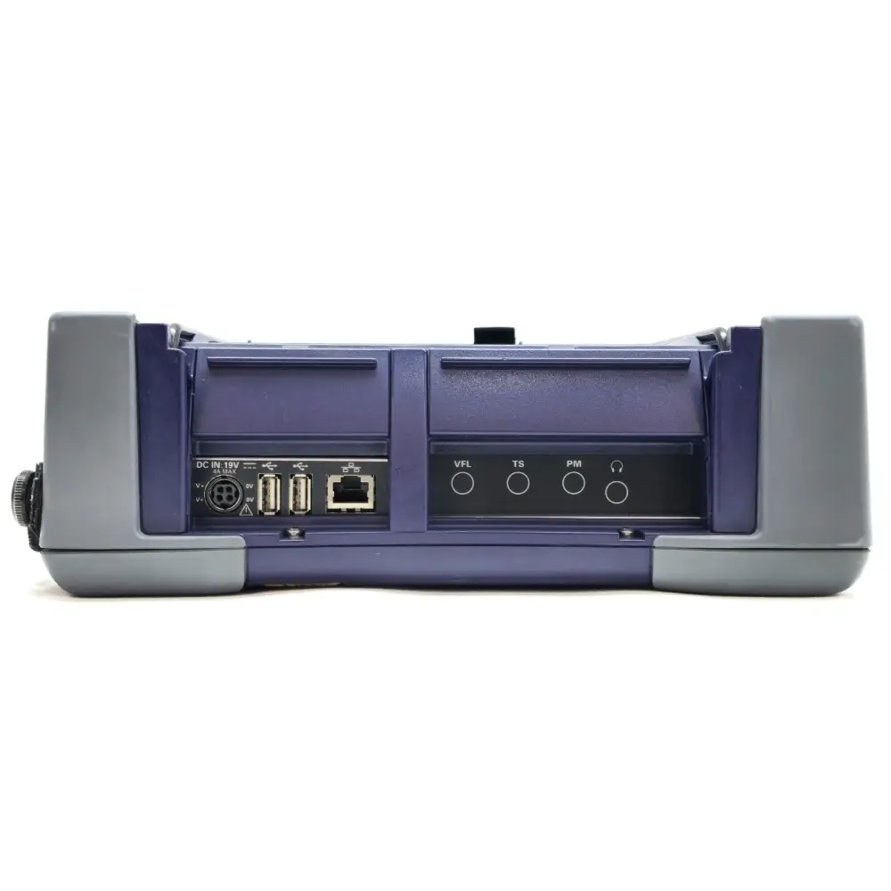 Viavi MTS 6000 rear panel and battery compartment detail