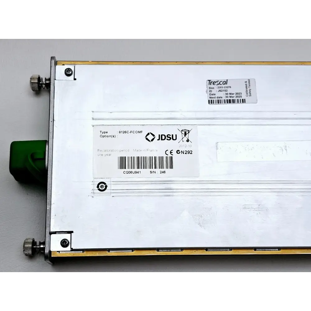 Viavi JDSU MTS 6000A + 8126C SM OTDR 1310/1550nm 47 dB with FCOMP Software