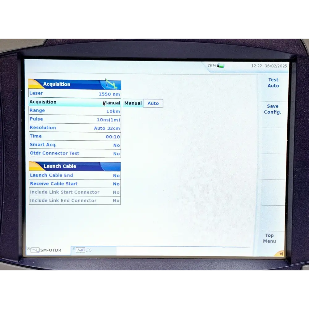 Viavi JDSU MTS 6000A + 8126C SM OTDR 1310/1550nm 47 dB with FCOMP Software