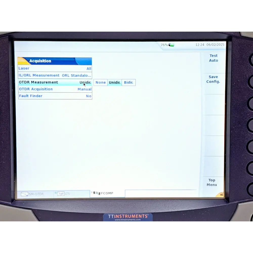Viavi JDSU MTS 6000A + 8126C SM OTDR 1310/1550nm 47 dB with FCOMP Software