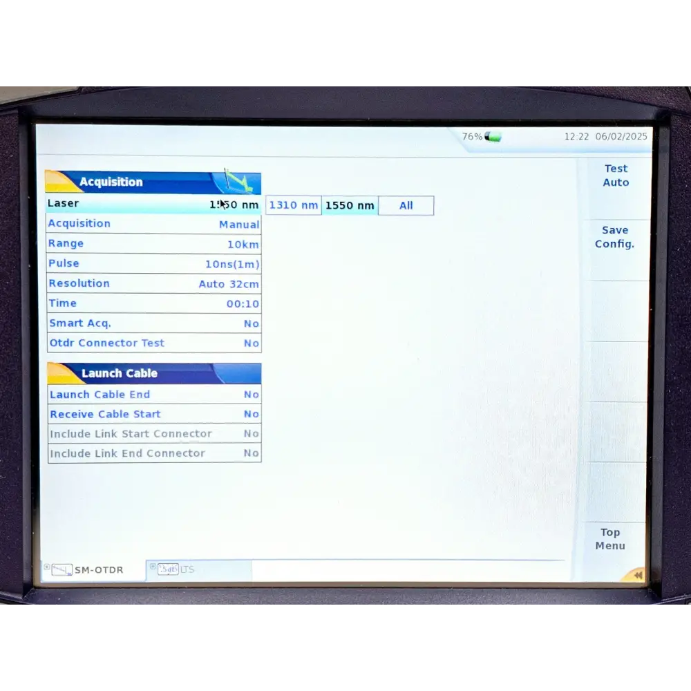 Viavi JDSU MTS 6000A + 8126C SM OTDR 1310/1550nm 47 dB with FCOMP Software