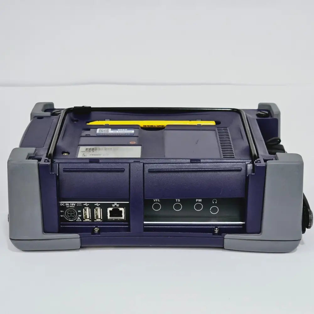 MTS 6000A OTDR screen showing dynamic range settings for 1310/1550/1625 nm