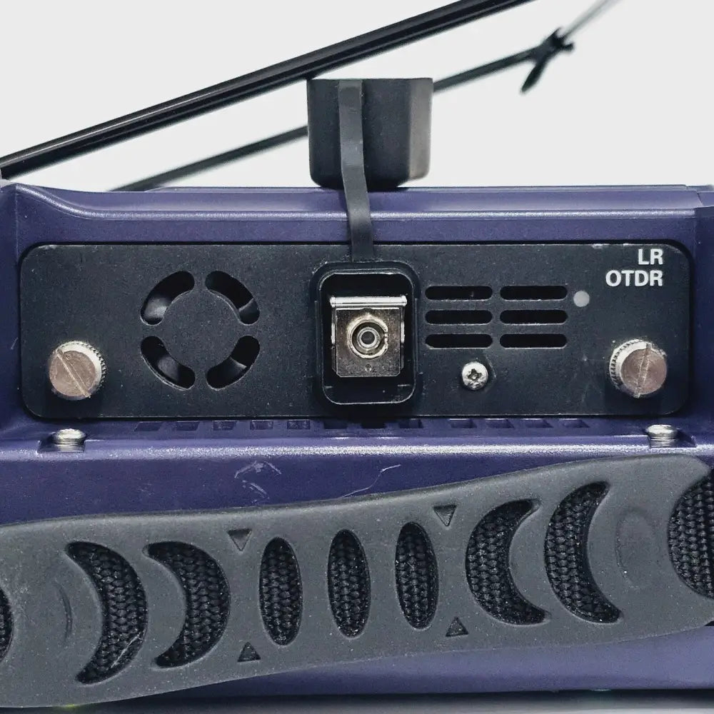 Viavi JDSU MTS 6000A OTDR rear panel and connector detail