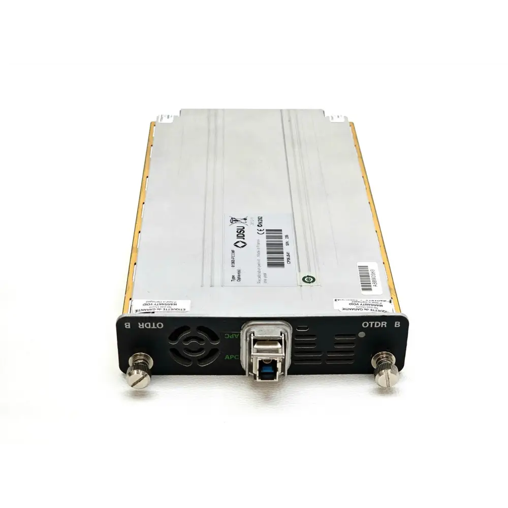 Viavi 8136B OTDR module label showing 1310 1550 1625 nm wavelengths
