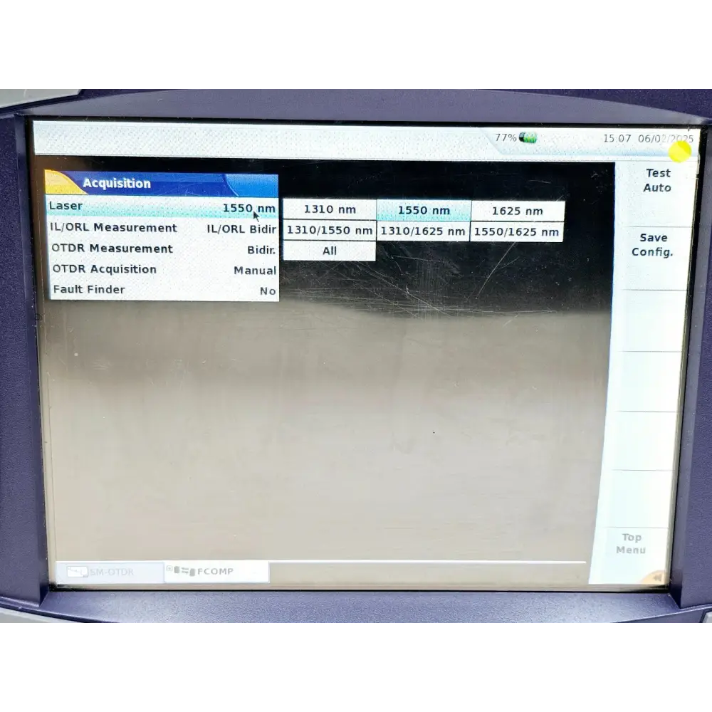 Viavi 8136B SM OTDR module removed from MTS 6000A mainframe