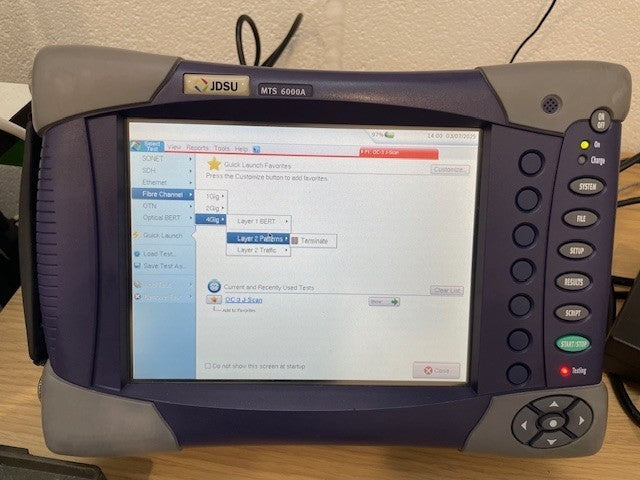Viavi JDSU MTS 6000A BERT MSAM Ethernet Module 1G Ethernet 4G Fibre Channe