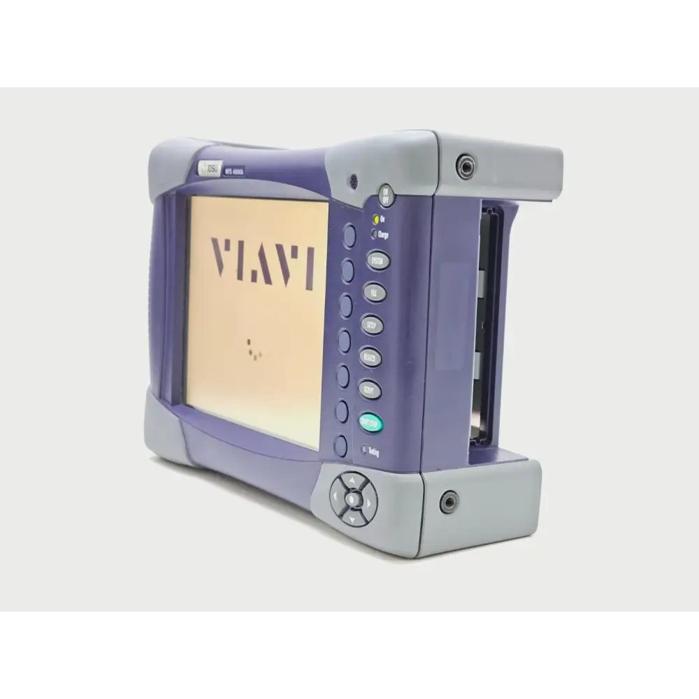 Viavi MTS 6000A portable fibre test mainframe with power meter and VFL modules fitted