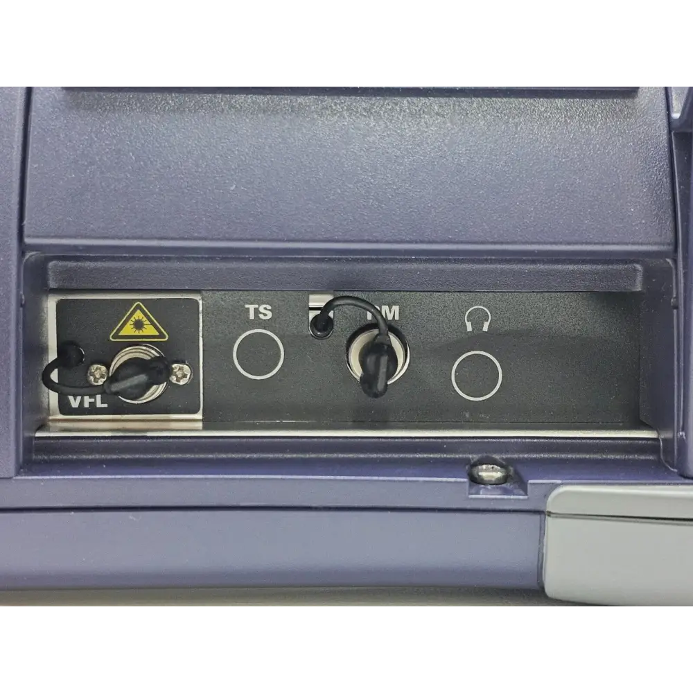 Viavi MTS 6000A unit showing module slot and plug-in test module detail