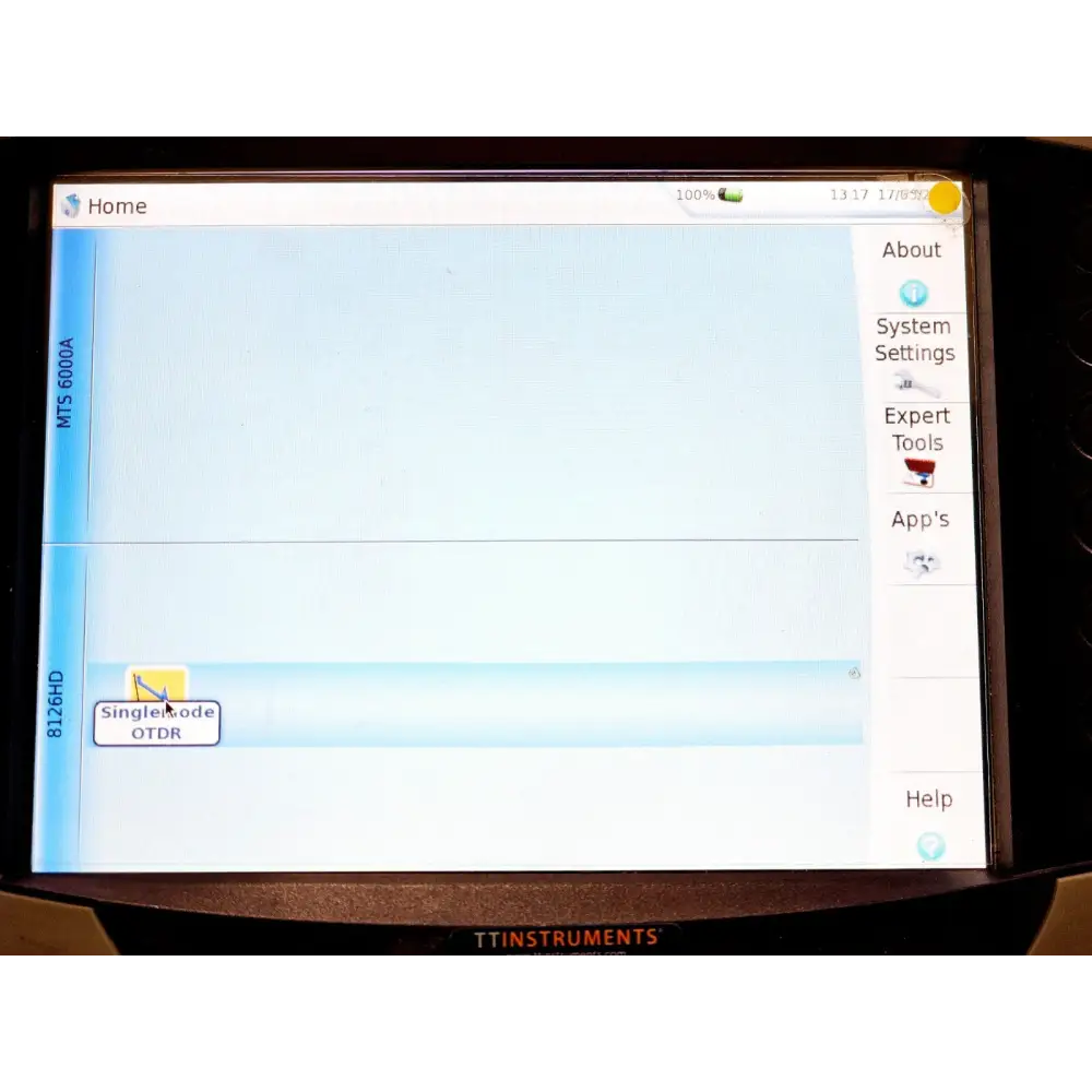 Viavi MTS 6000A OTDR platform angled view showing overall form factor