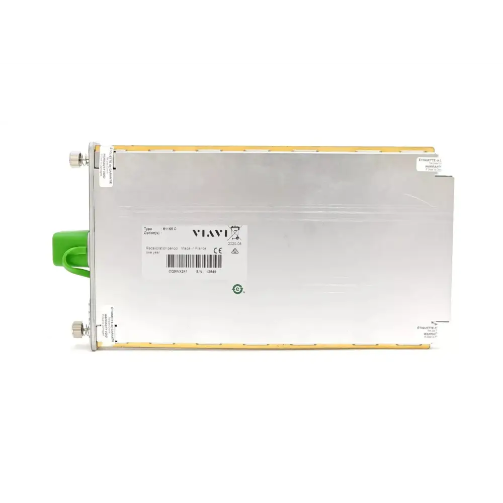 Viavi MTS 6000A V2 side and connector port detail showing VFL and power meter ports
