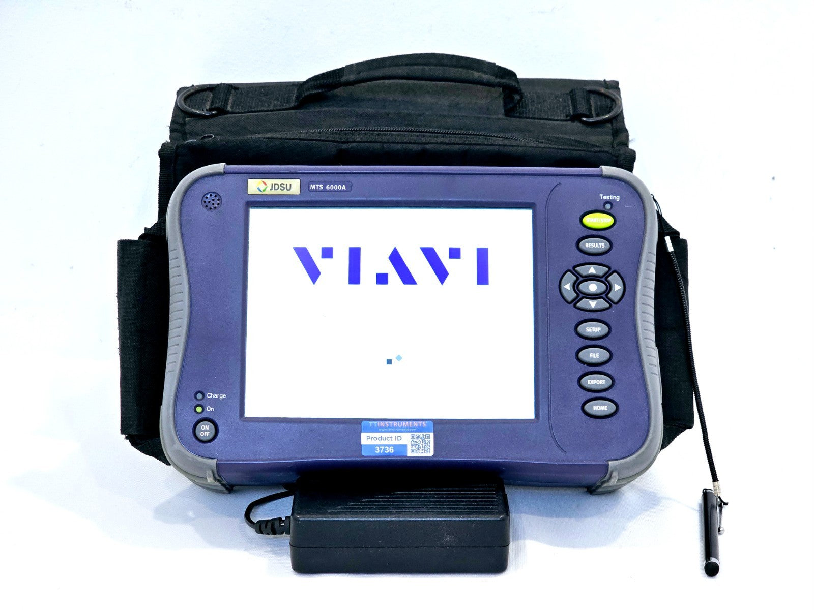 Viavi JDSU MTS 6000A V2 + 8126 B-FCOMP SM OTDR 1310/1550nm 40dB IL ORL Bi-Direct