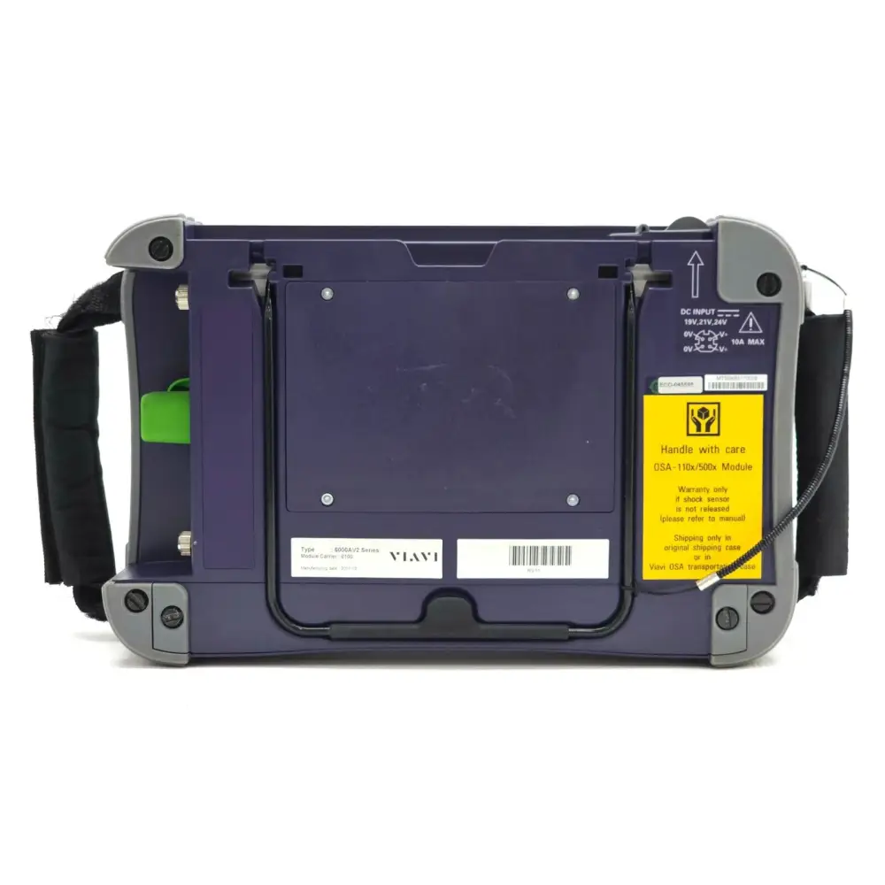 Viavi MTS 6000A V2 left-side view with battery and controls