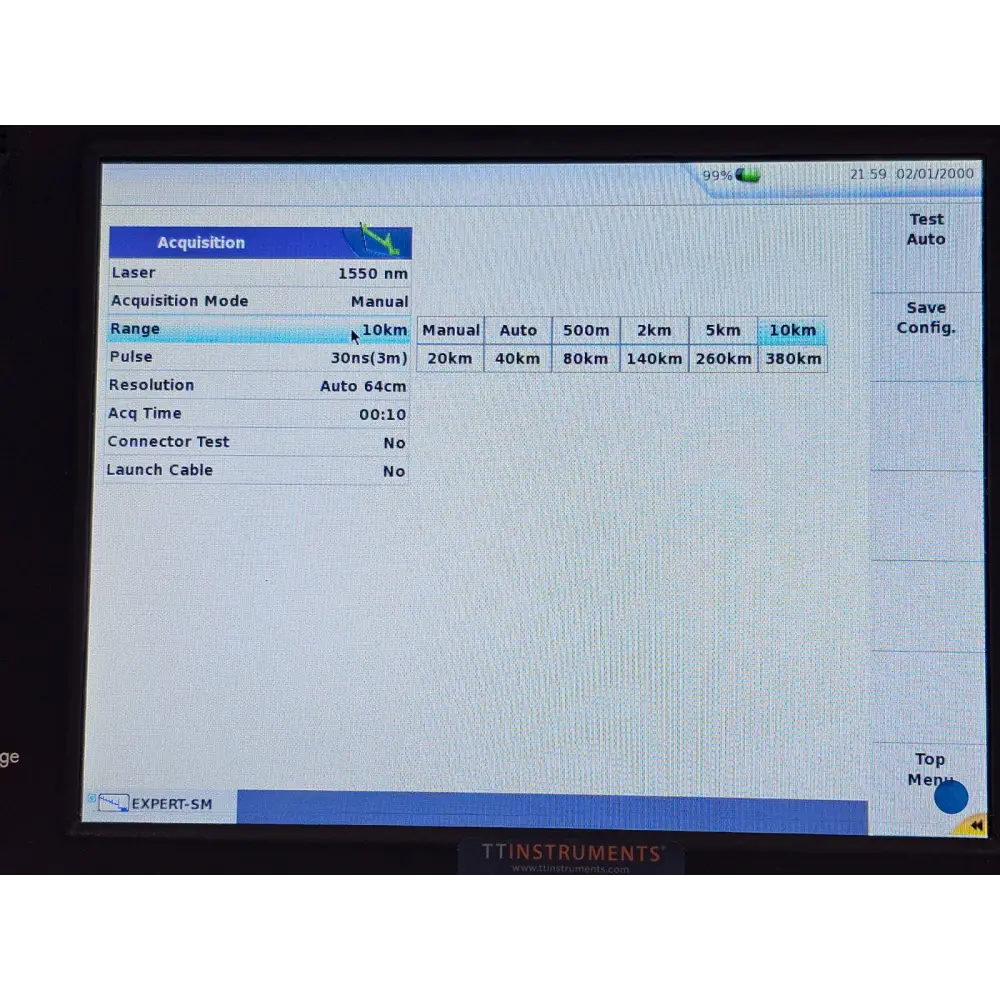 Viavi 8126 MR OTDR module removed from mainframe showing connector interface
