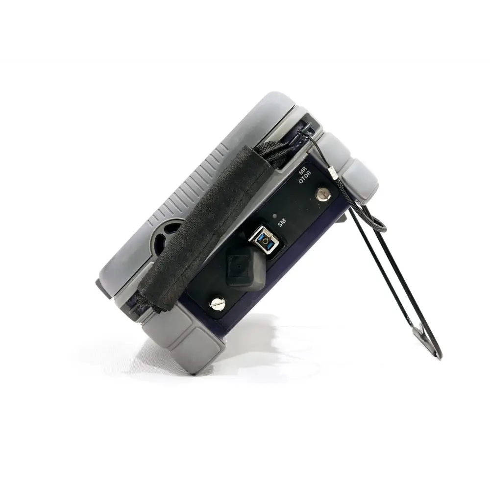 JDSU MTS 6000A V2 OTDR right-side view showing optical port connectors