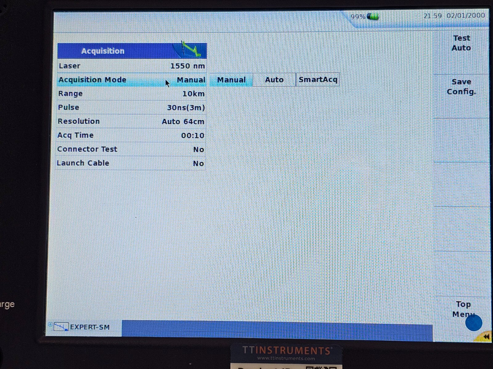 Viavi JDSU MTS 6000A V2 + 8126 MR OTDR 1310/1550 nm SM 40/38 dB MR