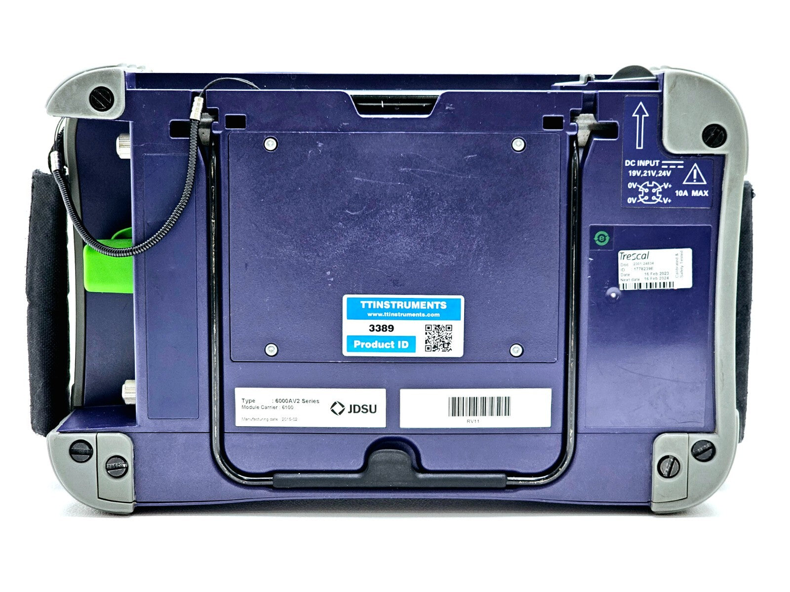 Viavi JDSU MTS 6000A V2 + 8126B SM OTDR 1310/1550nm 40 dB FCOMP IL ORL Bi-Dir