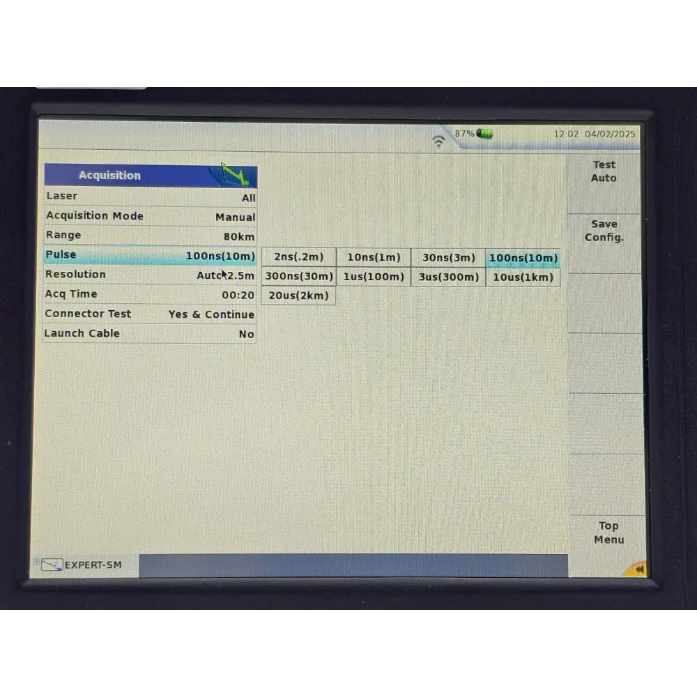 Viavi MTS 6000A V2 AC power adapter included with the OTDR test set