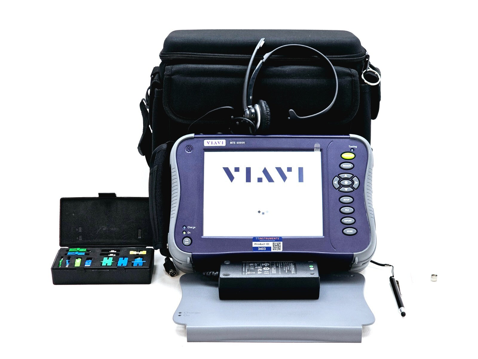 Viavi JDSU MTS 6000A V2 + 8126C SM OTDR 1310/1550nm 47 dB FCOMP IL ORL Bi-Direc