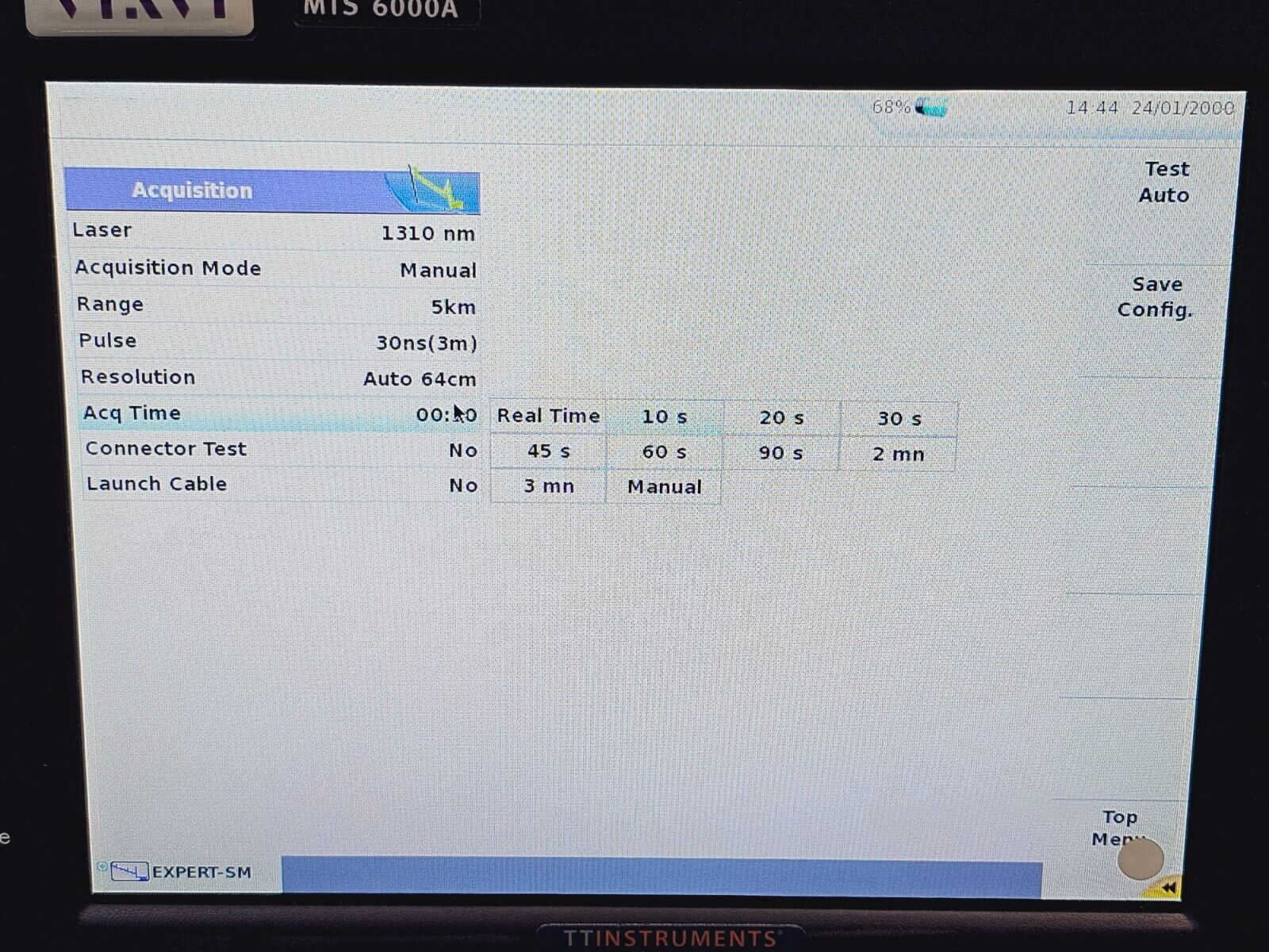 Viavi JDSU MTS 6000A V2 + 8146 SRL QUAD OTDR MM 850/1300 SM 1310/1550 nm PC-SC