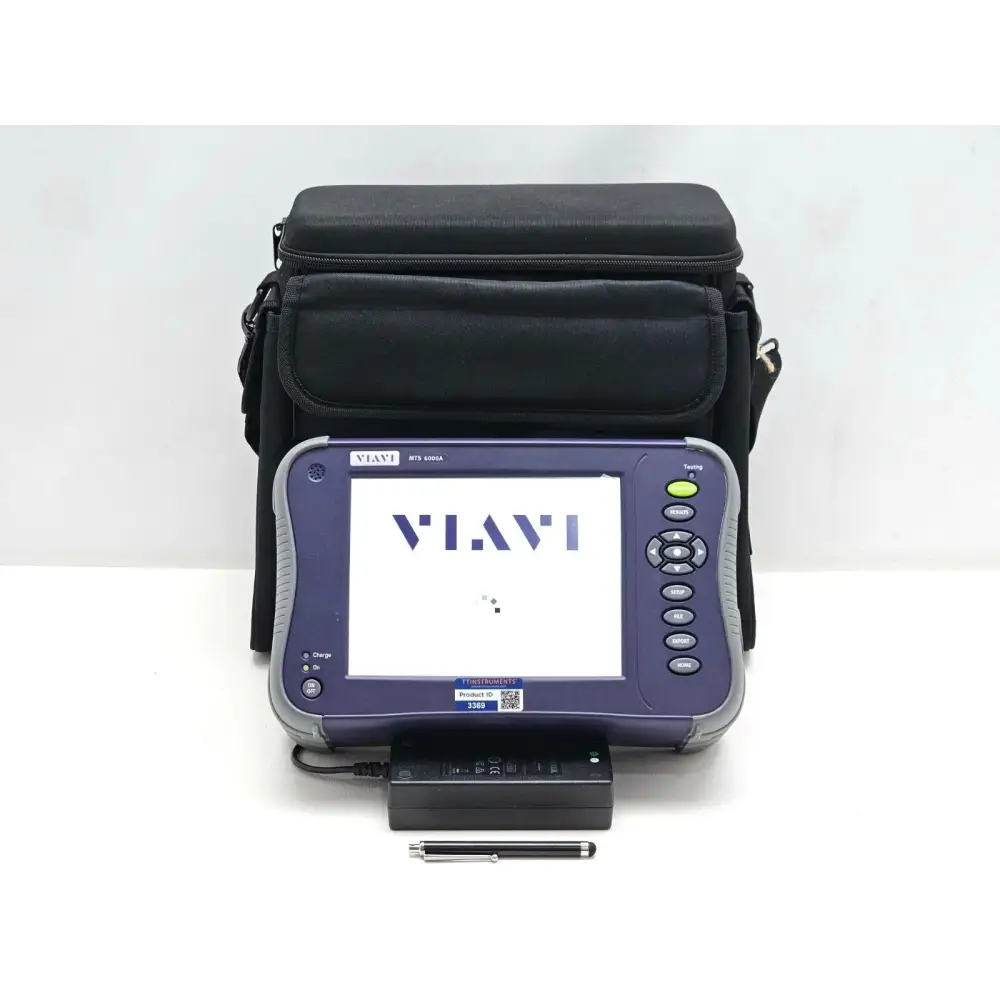 Viavi JDSU MTS 6000A V2 mainframe platform front view showing colour touchscreen display