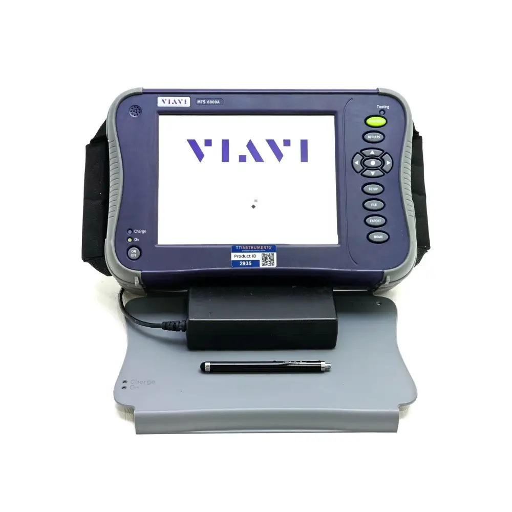 Viavi JDSU MTS 6000A V2 mainframe with 8126 VLR OTDR module, front view