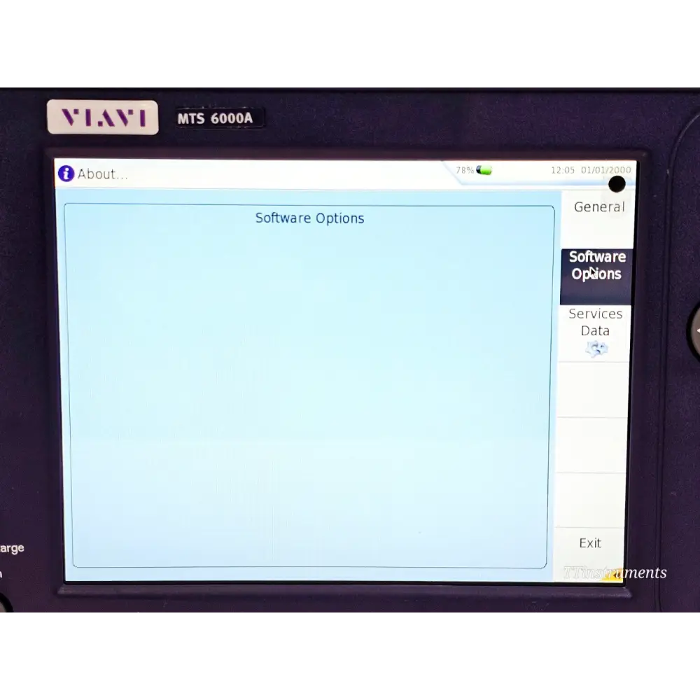 Viavi MTS 6000A V2 CC100 module and mainframe assembled unit overview