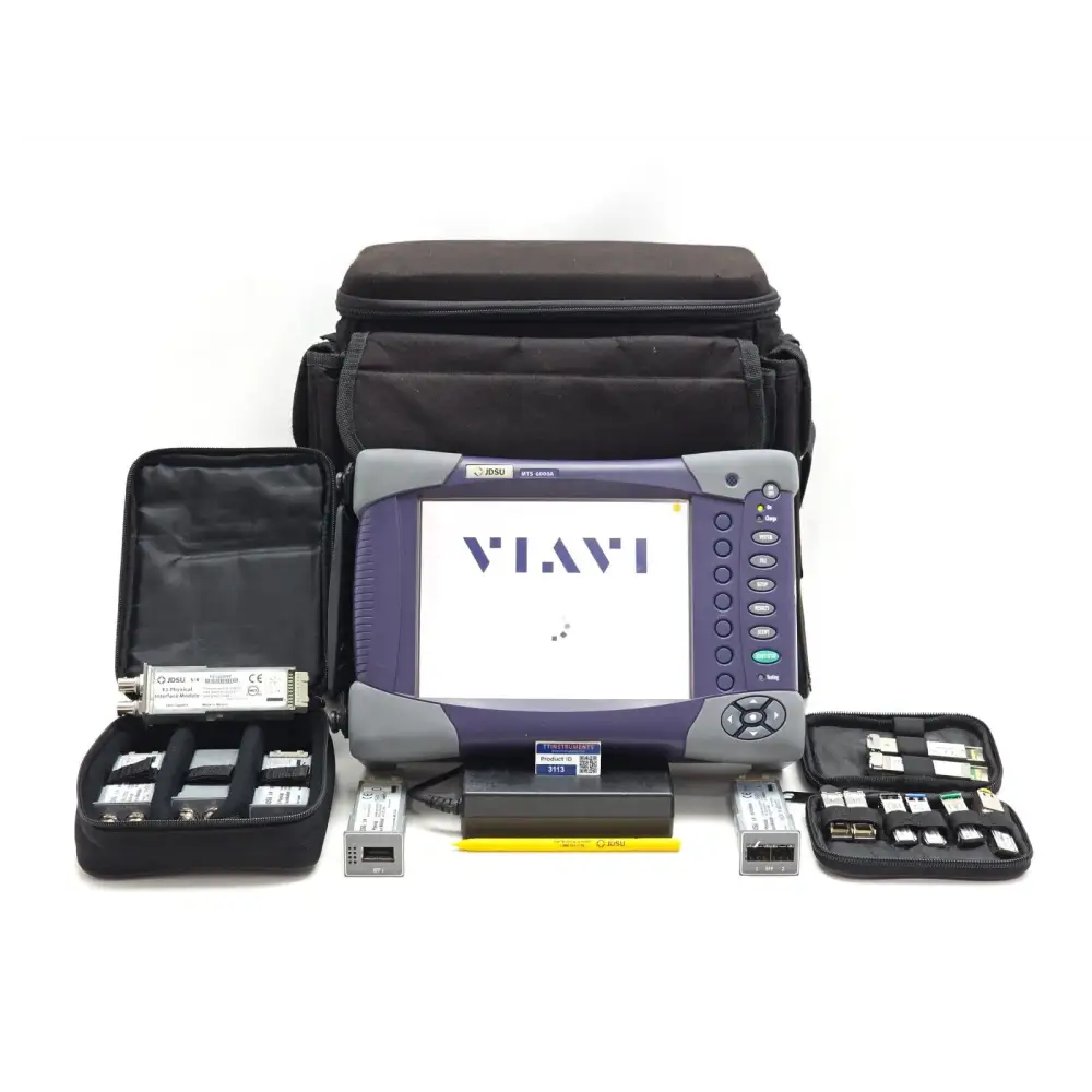 Viavi JDSU MTS 6000A mainframe with BERT MSAM C1004 module front view