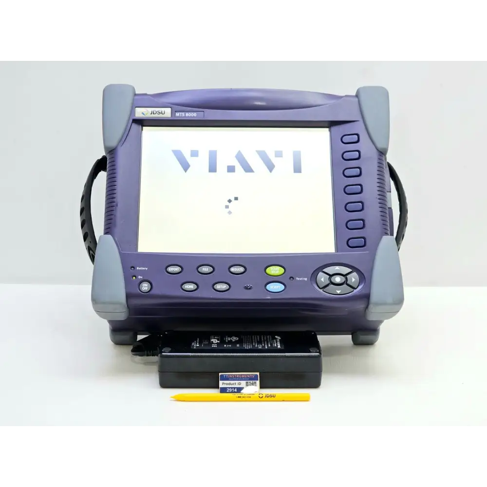 Viavi JDSU MTS 8000e V2 mainframe with OSA-500RS DWDM analyser module fitted, front view