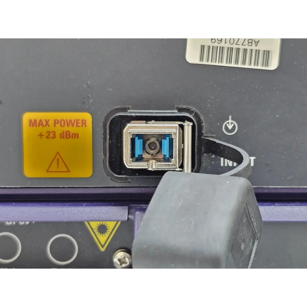 Viavi JDSU MTS 8000e V2 top view showing overall unit dimensions and layout