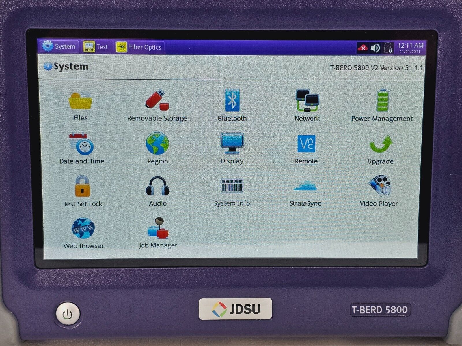 Viavi JDSU MTS/T-BER 5800 V2 5822P Dual Port Network Tester 10G Ethernet Gigabit