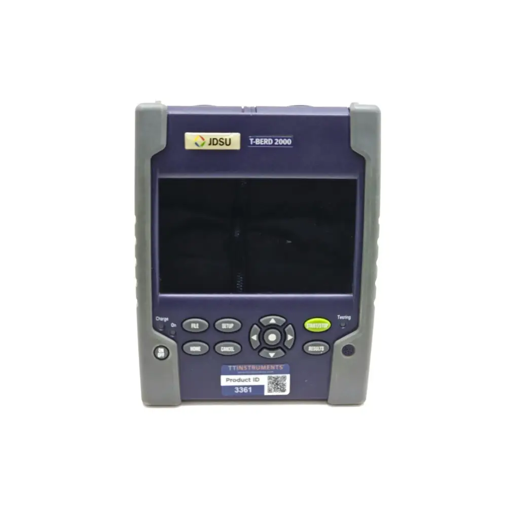 Viavi T-BERD 2000 mainframe showing high-visibility colour touchscreen display