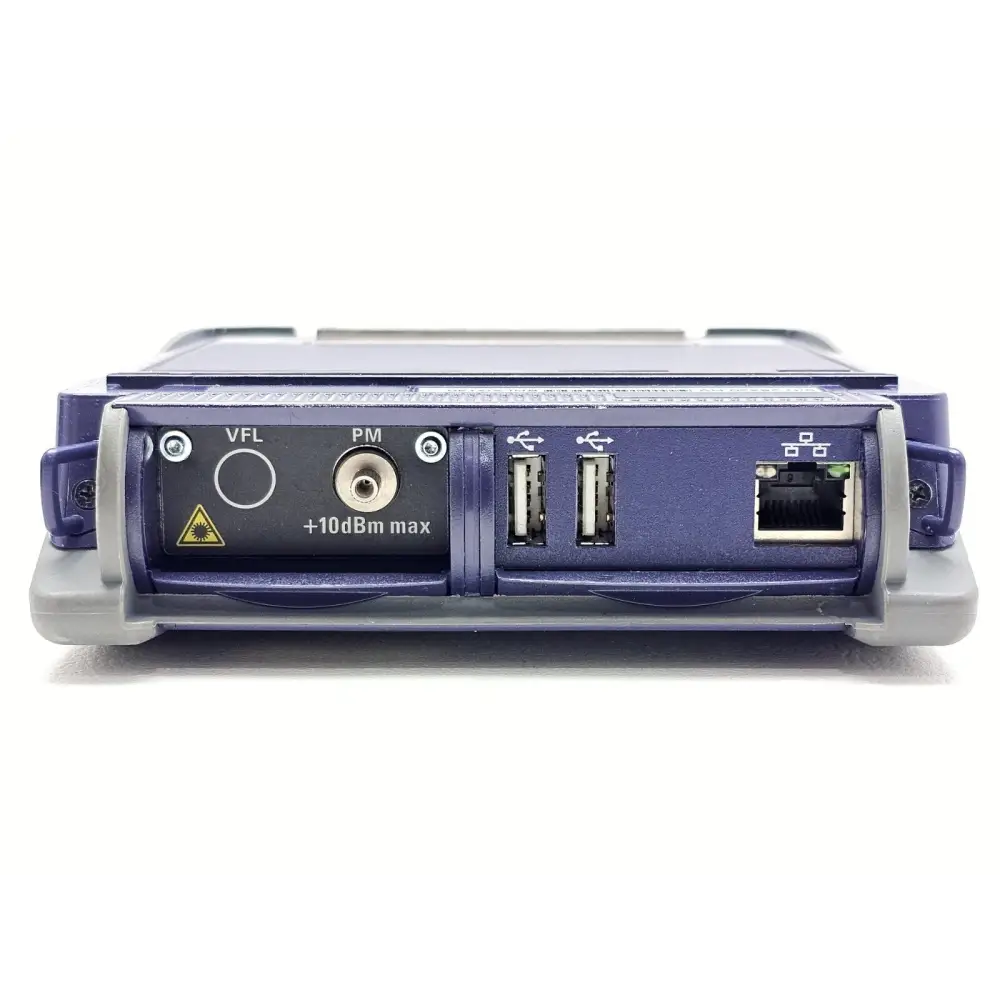 Viavi T-BERD 2000 left side view showing module bay and connectors