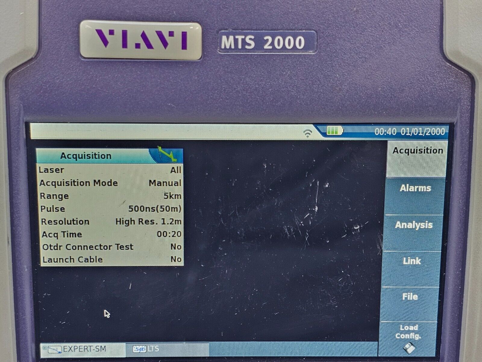 Viavi JDSU MTS/T-BERD 2000 with PM / VFL & 4126 MA2 SM OTDR Module 1310/1550 nm
