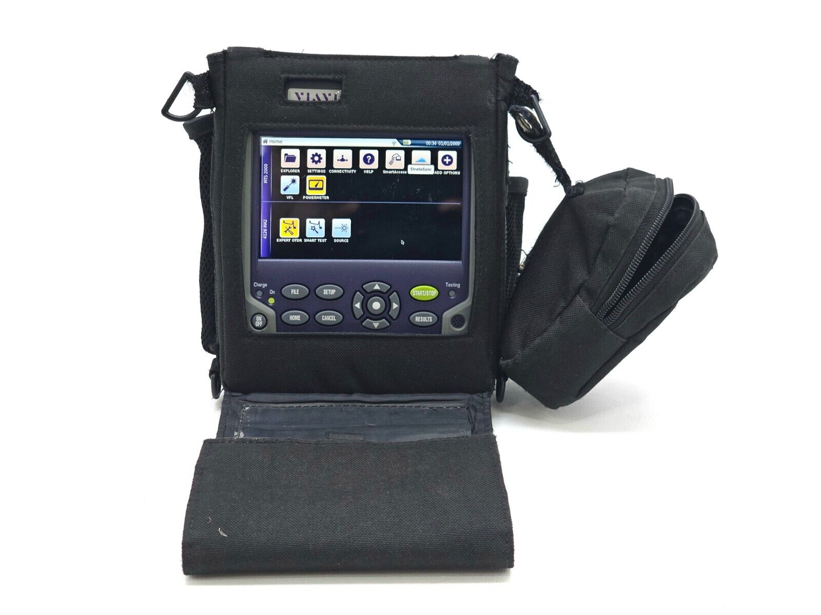 Viavi JDSU MTS/T-BERD 2000 with PM / VFL & 4126 MA2 SM OTDR Module 1310/1550 nm