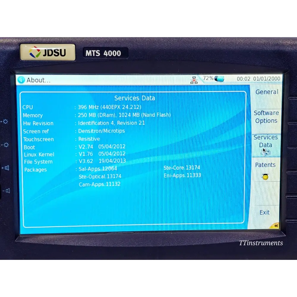 Viavi JDSU MTS T-BERD 4000 Fiber Optic Test Mainframe Platform11