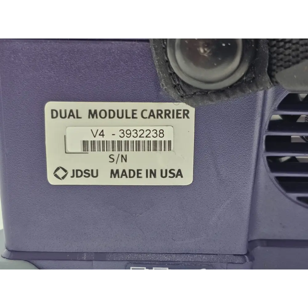 Viavi JDSU 8000E V2 mainframe touch screen interface close-up