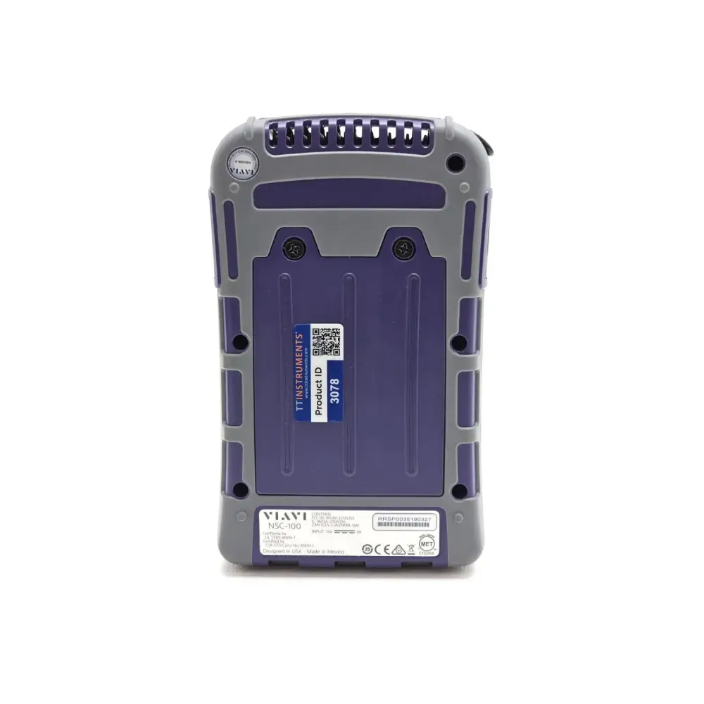 Viavi NSC-100 unit showing port connections and interface detail