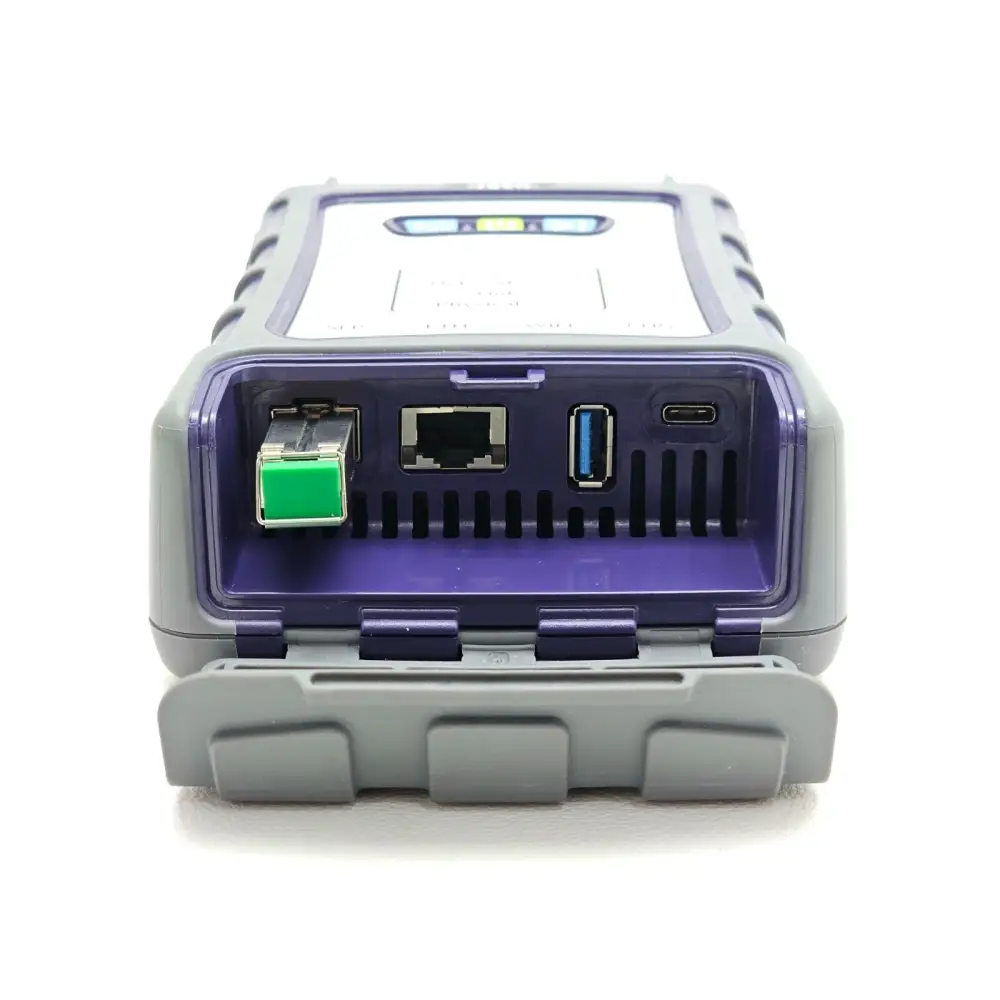 Viavi NSC-100 licence options screen showing active GPON XGSPON and Ethernet options