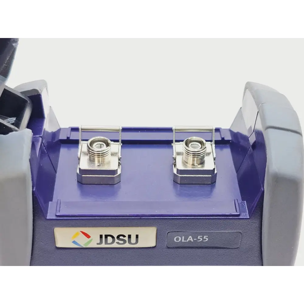 Viavi JDSU OLA-55 FC/PC connector port close-up detail