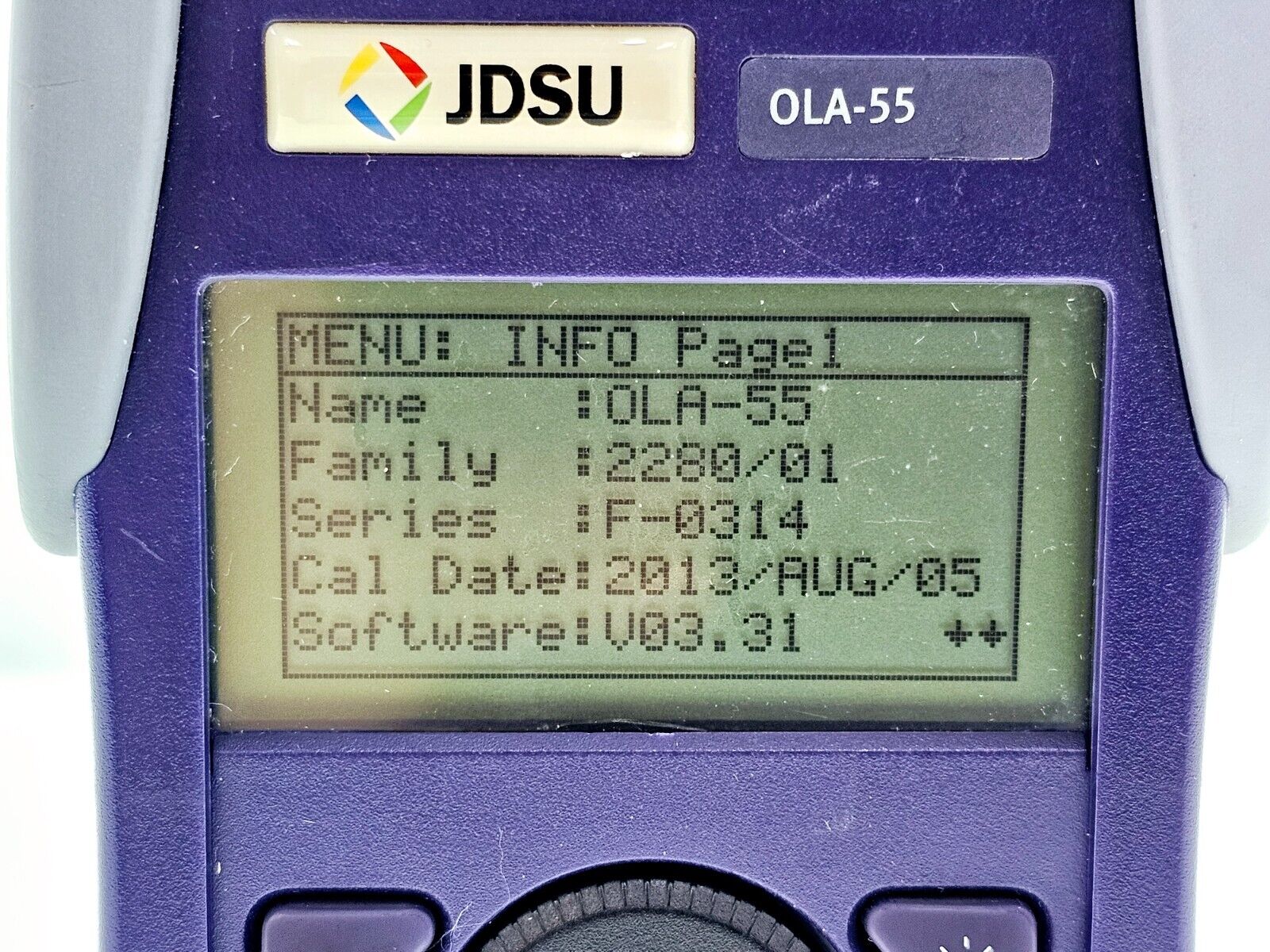 Viavi JDSU OLA-55 Fiber Optical Level Attenuator 1250-1650 nm SM 2280/01 +23 dBm