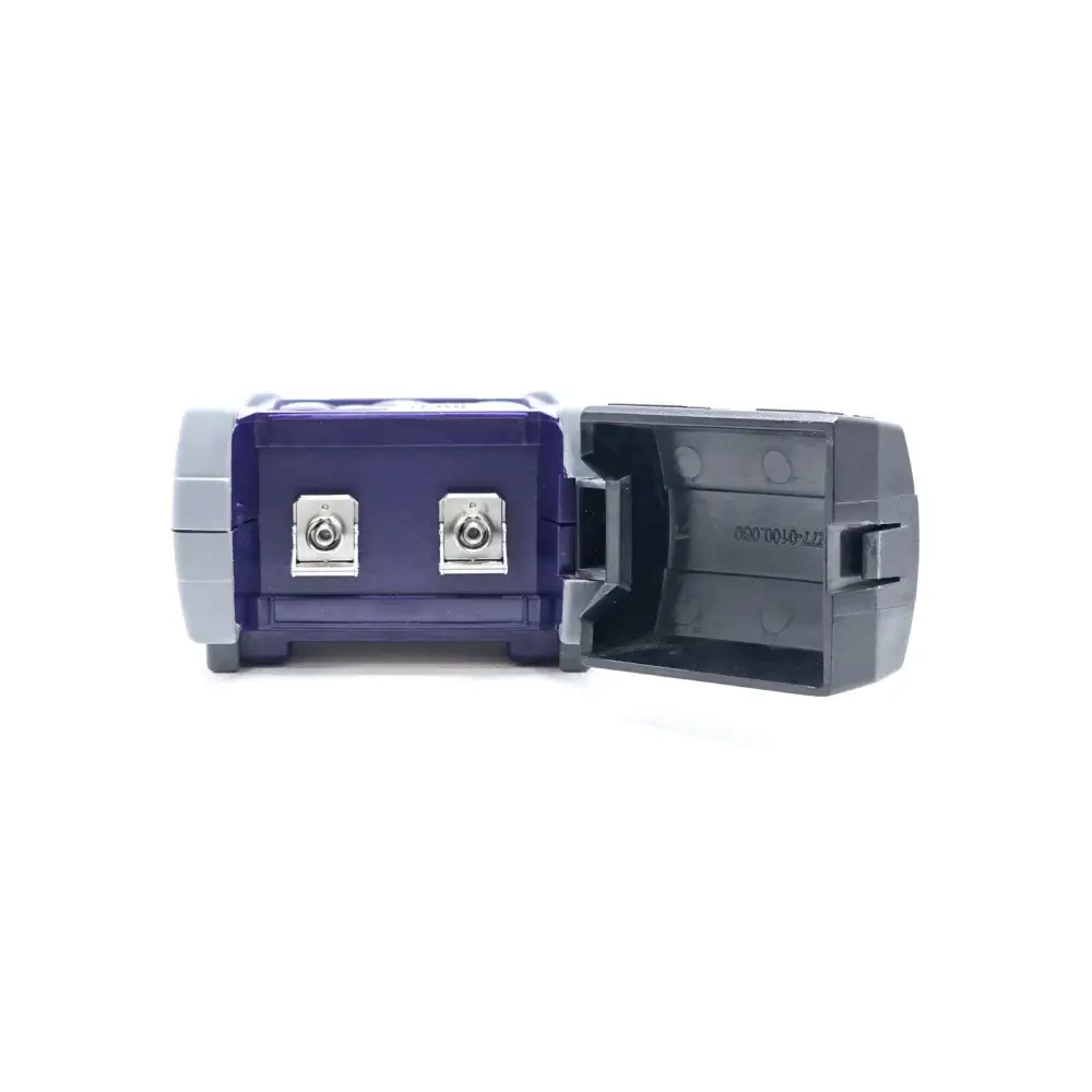 Viavi JDSU OLA-55 singlemode attenuator top view showing overall unit condition