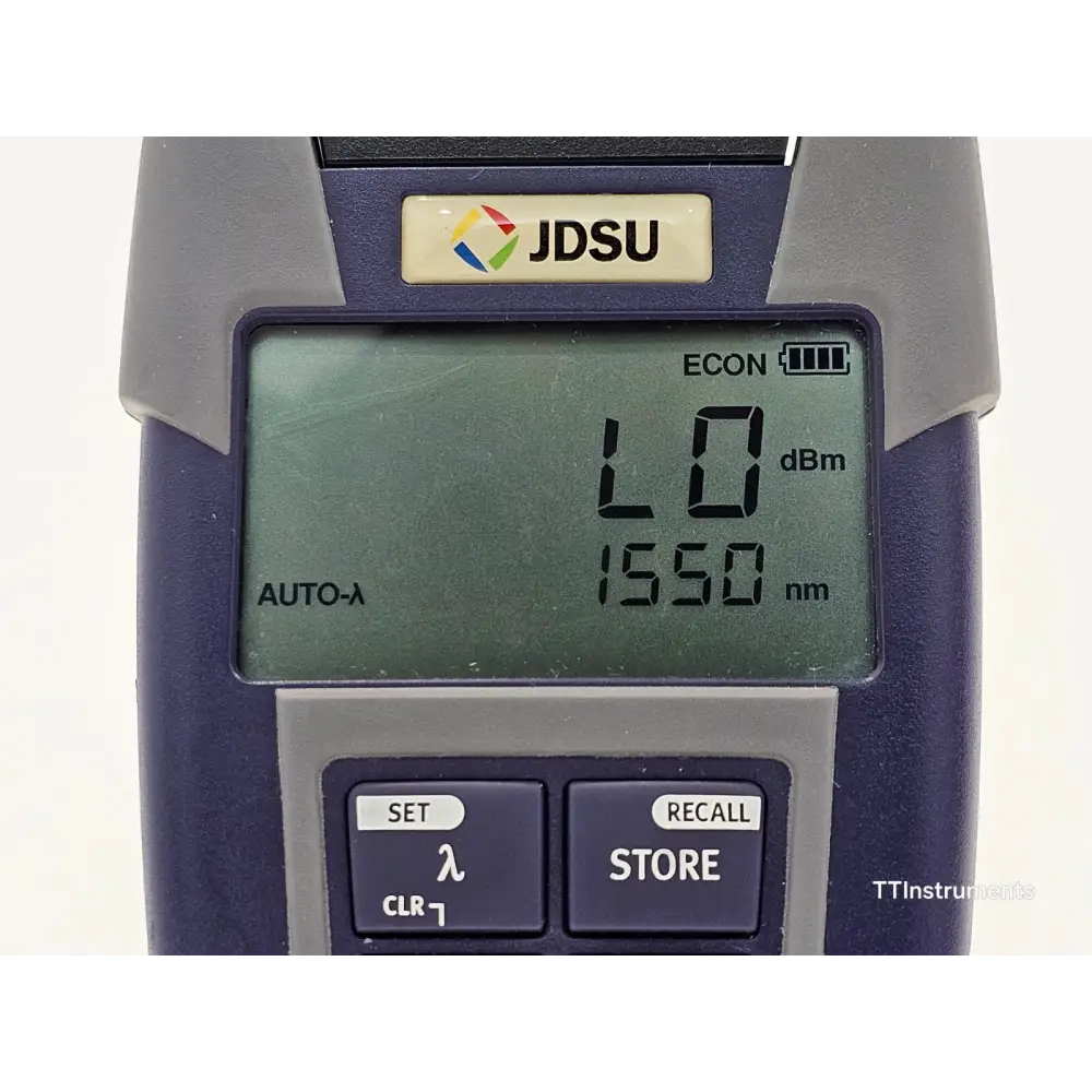 OLP-35 InGaAs power meter angled view showing full unit condition