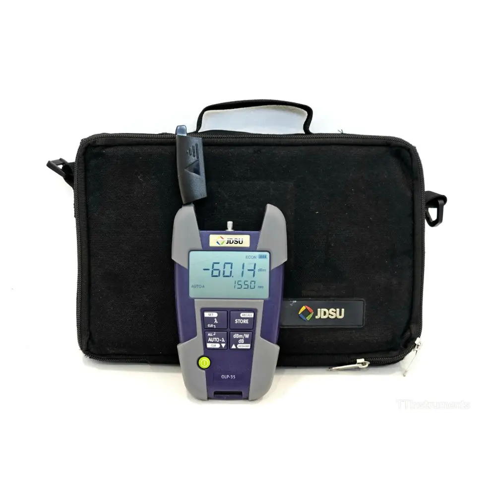 Viavi JDSU OLP-35 optical power meter front view showing display and controls