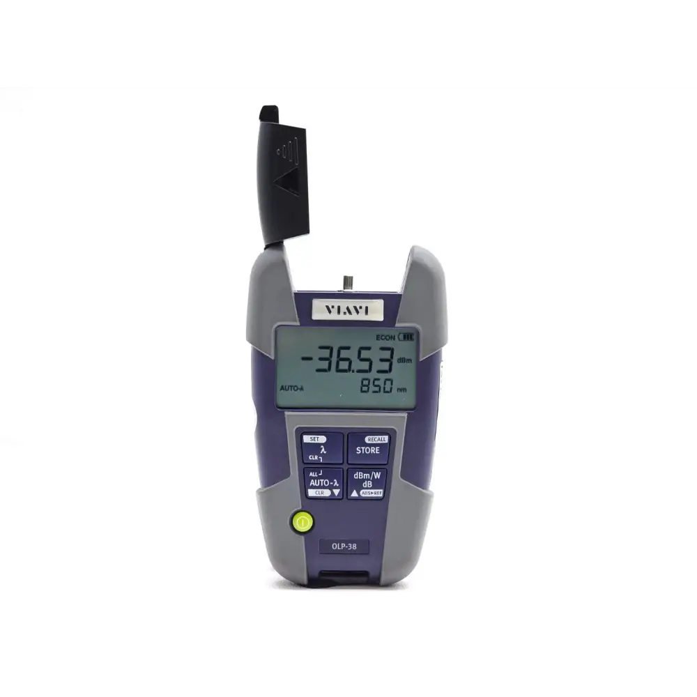 Viavi JDSU OLP-38 filtered InGaAs optical power meter front view