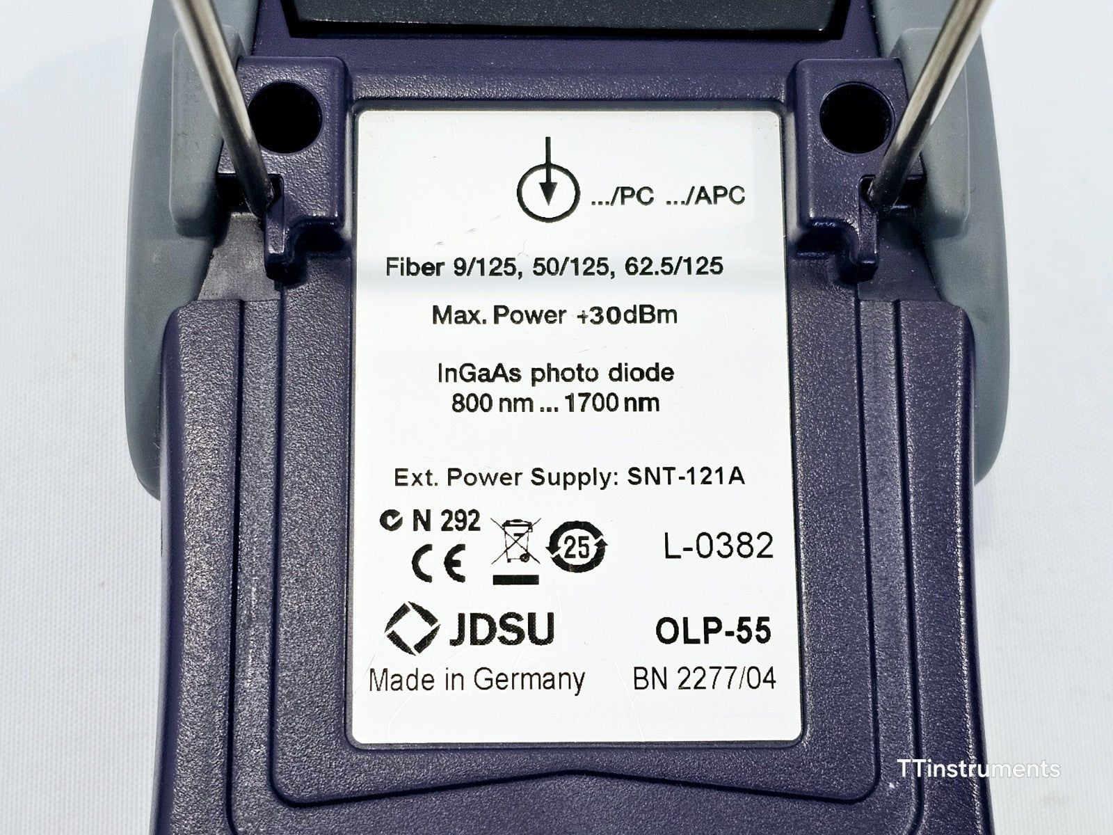 Viavi JDSU OLP-55 Optical Power Meter 2277/04 800-1700 Ultra High Power +30 dBm