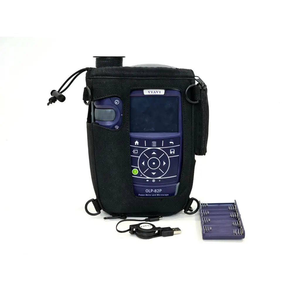 Viavi JDSU OLP-82P optical power meter with built-in inspection scope