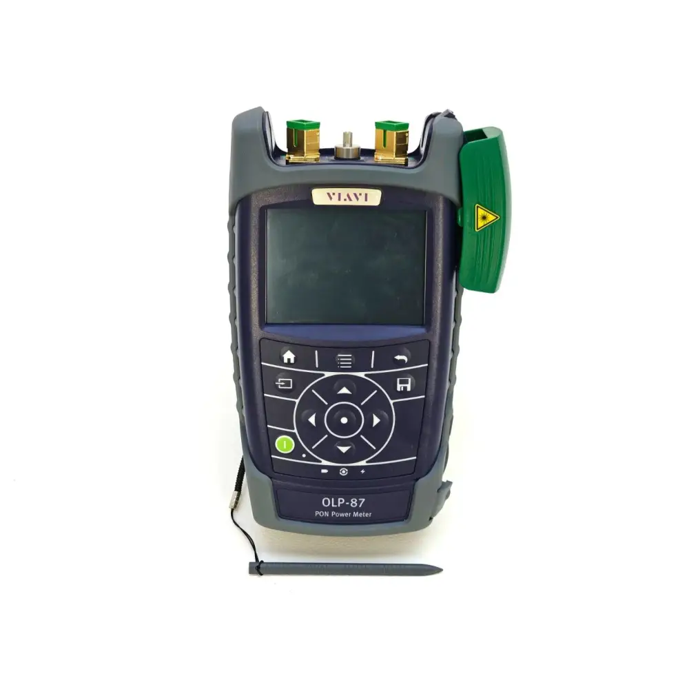 JDSU OLP-87 handheld FTTx power meter right side profile view