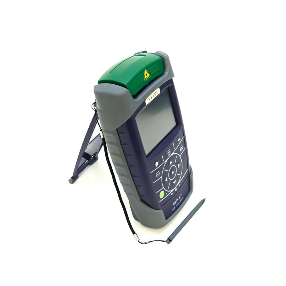 OLP-87 PON meter keypad and navigation buttons close-up